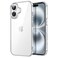 JETech Case for iPhone 16 61Inch NonYellowing Shockproof Phone Bumper Cover AntiScratch Clear Back Clear