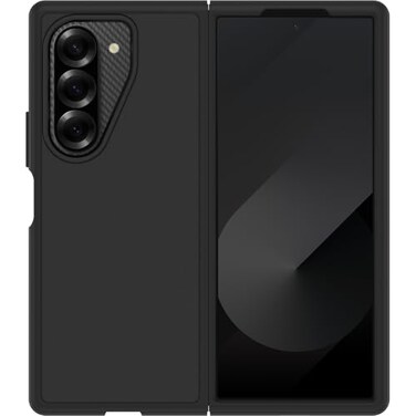 OtterBox Galaxy Z Fold6 Thin Flex Series Case Black UltraSlim Hard case with Soft Edges 5G and Wireless Charging Compatible