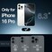 JETech Case for iPhone 16 Pro 63Inch NonYellowing Shockproof Phone Bumper Cover AntiScratch Clear Back Clear