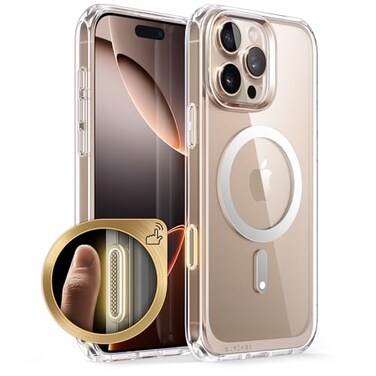 SUPCASE for iPhone 16 Pro Case with Camera Control Capture Button Unicorn Beetle Mag Compatible with MagSafe Slim Protective Magnetic Phone Case for iPhone 16 Pro 63 2024 Clear