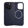 TORRO Case Compatible with iPhone 16 Pro Premium Leather MagSafe Charging Compatible Slim Bumper Case Navy Blue