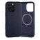 TORRO Case Compatible with iPhone 16 Pro Max Premium Leather MagSafe Charging Compatible Slim Bumper Case Navy Blue