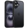 JETech Matte Case for iPhone 16 61Inch Shockproof Military Grade Drop Protection Frosted Translucent Back Phone Cover AntiFingerprint Black