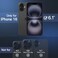 JETech Matte Case for iPhone 16 61Inch Shockproof Military Grade Drop Protection Frosted Translucent Back Phone Cover AntiFingerprint Black
