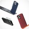 LONLI Classic for iPhone 16 Pro Max Leather Case European Genuine Vele Leather Phone Case Smoothen and Soften Over Time Compatible with Magsafe Wine