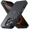 Yriklso for iPhone 16 Pro Max Phone Case Shockproof for iPhone 16 Pro Max Case Military Grade Drop Protection Protective Hard Back Slim Translucent Cover Black