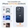Yriklso for iPhone 16 Pro Max Phone Case Shockproof for iPhone 16 Pro Max Case Military Grade Drop Protection Protective Hard Back Slim Translucent Cover Black