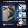 zapica Magnetic for iPhone 15 Pro Case Compatible with MagSafe Military Grade Drop Protection Translucent Matte Shockproof AntiScratch Phone Cover Black