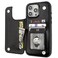 ONETOP Compatible with iPhone 16 Pro Max Wallet Case with Card Holder PU Leather Kickstand Card Slots Case Double Magnetic Clasp and Durable Shockproof Cover 69 Inch Black