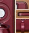 Butaiga for iPhone 16 Pro Max Leather Case with Stand AntiSlip Grip Ring Fits for MagSafe Burgundy iPhone 16 Pro Max