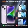 SUPFINE Magnetic for iPhone 14 Case iPhone 13 Case Compatible with MagSafeMilitary Grade Drop Protection Translucent Matte Shockproof Phone CoverBlack