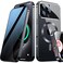 SIYUKBM Full Camera Protection Mechanical LockMagnetic Privacy Case for iPhone 16 Pro MaxCompatible with MagSafe CD Metal RingFull Body Shockproof Metal Bumper 9H Anti Peeping Glass CoverBlack