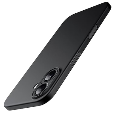 JETech Ultra Slim Case for iPhone 16 61 inch Camera Lens Full Protection Lightweight Matte Finish PP Hard Minimalist Cover Black