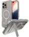 ZAGG Crystal Palace Snap with Kickstand Case for iPhone 16 Pro Max MagSafe Wireless Charging Compatible Survives Drops Up to 13ft Textured Grip EcoFriendly Clear