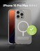 ZAGG Crystal Palace Snap with Kickstand Case for iPhone 16 Pro Max MagSafe Wireless Charging Compatible Survives Drops Up to 13ft Textured Grip EcoFriendly Clear