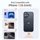 Yriklso for iPhone 16 Case Shockproof for iPhone 16 Phone Case Military Grade Drop Protection Protective Hard Back Slim Cover Black