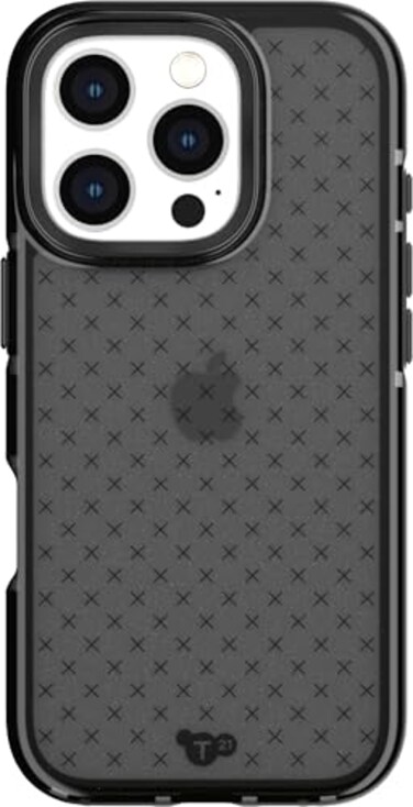 Tech21 EvoCheck for iPhone 16 Pro Impact Protection Case in Smokey