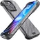 REBEL Phone Case for iPhone 16 Pro Flex Series Exposed Sides for Comfort Aramid Fiber Strong MagSafe Compatible Shockproof Metal Lens Protective Frameless Design 63 Inch 2024 Flex