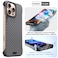 REBEL Phone Case for iPhone 16 Pro Flex Series Exposed Sides for Comfort Aramid Fiber Strong MagSafe Compatible Shockproof Metal Lens Protective Frameless Design 63 Inch 2024 Flex