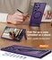TORRAS Strong Magnetic Seamless Stand for Samsung Galaxy S24 Ultra Case Fit for MagSafe MilGrade Drop Protection Kickstand for Samsung Galaxy S24 Ultra Case Translucent BackPurple Edge
