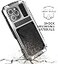 Simicoo Compatible with iPhone 16 Pro Max Metal Case with Screen Protector Camera Protector Military Rugged Heavy Duty Shockproof Case with Metal Kickstand Full Body Tough Dustproof Case Sliver