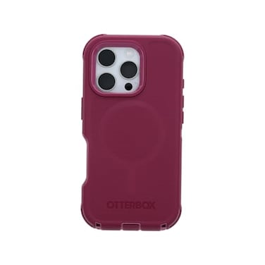 OtterBox iPhone 16 Pro Defender Series Case Foxberry Pink Tough Rugged Durable iPhone Case Snaps on MagSafe MultiLayer Impact Absorbing iPhone Case