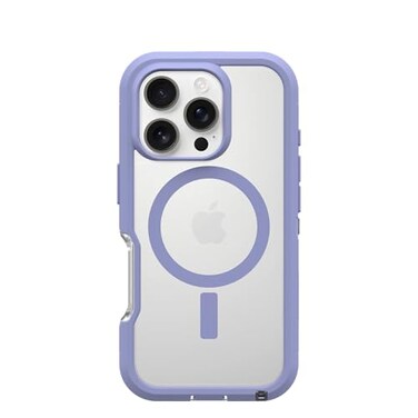 OtterBox iPhone 16 Pro Defender Series XT Clear Case Denver Dusk Clear Tough Rugged Durable iPhone Case Snaps on MagSafe PressureFitted DualLayer iPhone Case