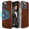 LOHASIC Designed for iPhone 16 Pro Leather Case Strong Magnetic Business Style Compatible with MagSafe Luxury Classic Protective Cover 63 inch 2024 Dark Brown