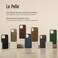 Le Pelle Handcrafted Premium Italian Leather Case for iPhone 16 Pro Max Compatible with Magsafe TwoTone Effect with Unique Patina Over Time Sand Dune