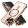 Misea Magnetic for iPhone 16 Pro Max Case Compatible with MagSafe Never Yellowing Military Grade Drop Protection Full Camera Lens Protector Plating Soft Clear Phone Case for Women 69 Desert