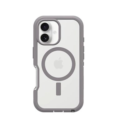 OtterBox iPhone 16 Defender Series XT Clear Case Snow Capped Clear Tough Rugged Durable iPhone Case Snaps on MagSafe PressureFitted DualLayer iPhone Case