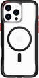 Tech21 EvoPro for iPhone 16 Pro Max Compatible with MagSafe Impact Protection Case 21x Military Standard Tested in ClearBlack