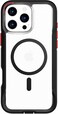Tech21 EvoPro for iPhone 16 Pro Max Compatible with MagSafe Impact Protection Case 21x Military Standard Tested in ClearBlack