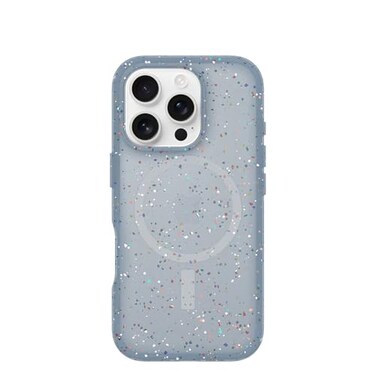 OtterBox Core Series for MagSafe for iPhone 16 Pro ICY Mist Blue Sleek Rubber Design Smooth Finish Camera Bumpers and Protective Screen Lip UltraThin Sleek iPhone Case