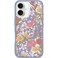 OtterBox iPhone 16 Symmetry Series Clear Case Floral Purple UltraThin Sleek iPhone Case Floral iPhone Case