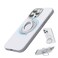 SURPHY 360 Magnetic Stand for iPhone 16 Pro Max Case with Finger Ring Compatible with MagSafe Ring Stand and Finger Ring Phone Case for 16 Pro Max 69 inch 2024 White Titanium