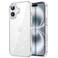 JETech Glitter Case for iPhone 16 61Inch Bling Sparkle Shockproof Phone Bumper Cover Cute Sparkly for Women and Girls Clear