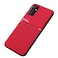 Kepuch Mowen Case Cover Bumper Builtin Metal Plate for Samsung Galaxy A52 5G Red