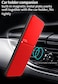 Kepuch Mowen Case Cover Bumper Builtin Metal Plate for Samsung Galaxy A71 4G Red