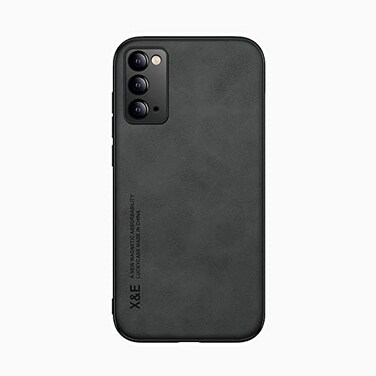 Kepuch Silklike Case for Samsung Galaxy Note 20 Cover Bumper Builtin Metal Plate for Samsung Galaxy Note 20 Black