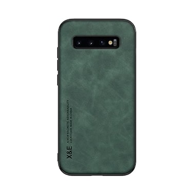 Kepuch Silklike Case for Samsung Galaxy S10 Cover Bumper Builtin Metal Plate for Samsung Galaxy S10 Green