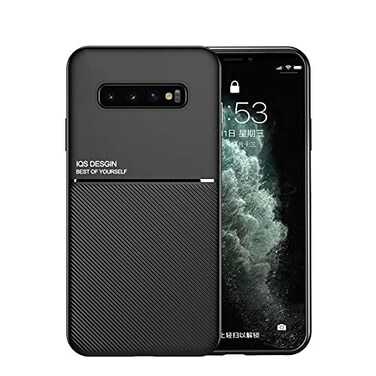 Kepuch Mowen Case Cover Bumper Builtin Metal Plate for Samsung Galaxy S10 Black