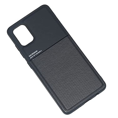 Kepuch Mowen Case Cover Bumper Builtin Metal Plate for Samsung Galaxy A51 4G Black