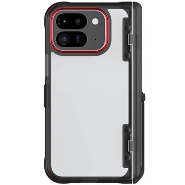 Ghostek Covert Clear Pixel 9 Pro Fold Case with Builtin Kickstand and Full Hinge Protection Shockproof Protective Phone Cover Designed for 2024 Google Pixel 9 Pro Fold 8 Smoke