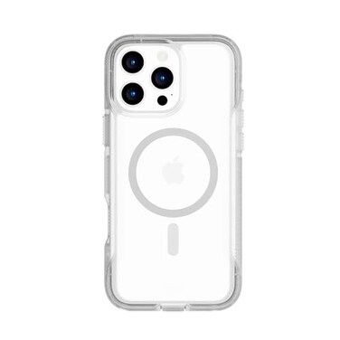 Tech21 EvoPro case for iPhone 16 Pro Max Compatible with MagSafe Impact Protection Case 21x Military Standard Tested in Clear