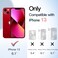 JETech Magnetic Case for iPhone 13 61Inch Compatible with MagSafe Shockproof Phone Bumper Cover Solid Color Matte TPU Frame AntiScratch Clear Back Red