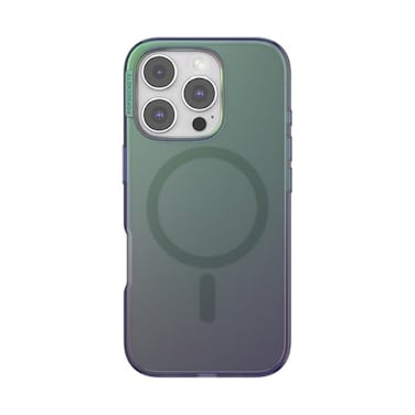 PopSockets iPhone 16 Pro Phone Case with MagSafe Wireless Charging Compatible Green Nightshade