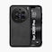 Kepuch Silklike Case Compatible for Vivo X200 Pro Magnetic Holder Builtin Metal Plate Cover Bumper Black