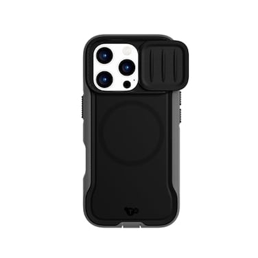 Tech21 EvoMax for iPhone 16 Pro Compatible with MagSafe Impact Protection Case 21x Military Standard Tested Camera Shield in BlackCharcoal
