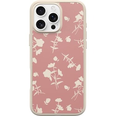 OtterBox iPhone 16 Pro Max Symmetry Series Case Pink Petals UltraThin Sleek iPhone Case Aesthetic Cute Floral iPhone Case